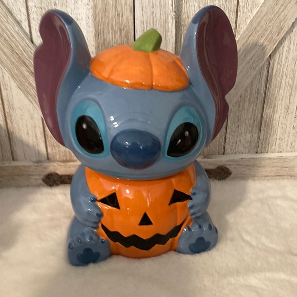 Disney Other - Disney Halloween Stitch Cookie Jar/Canister